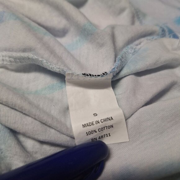 Edgar + Ash Tee Shirt Palm Trees Tie Dye Short Sleeve Womens Small Watercolor - Picture 6 of 7